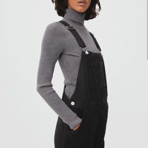 Everlane Canvas Overalls / black